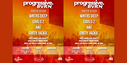 Immagine principale di Progressive Burn-KC Rooftop Season -4/26/24 