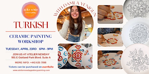 Primaire afbeelding van Turkish Ceramic Painting Workshop