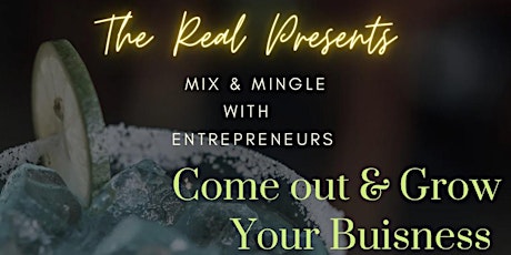 The Real Presents Mix and Mingle with Entrepreneurs Come out and Grow YOUR Business