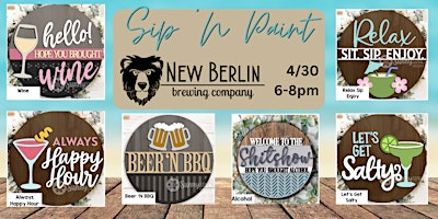 New Berlin Brewing Company Paint & Sip primary image
