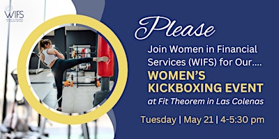 Kickboxing and Networking at Fit Theorem - WIFS DFW primary image