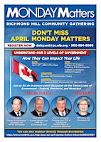 MPP Daisy Wai April Monday Matters primary image