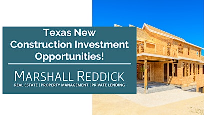 Imagen principal de ONLINE EVENT: TX New Construction Investment Opportunities!