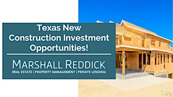 Hauptbild für ONLINE EVENT: TX New Construction Investment Opportunities!