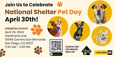 National Adopt A Shelter Pet Day primary image