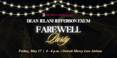 Immagine principale di Dean Jelani Jefferson Exum Farewell Party 