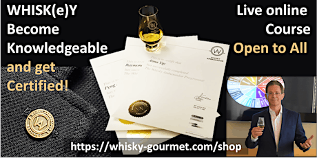 Become whiskey certified: open to all - accredited course