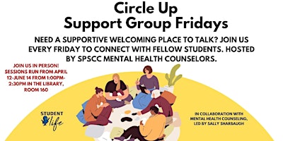 Imagem principal do evento Circle Up Support Group Fridays