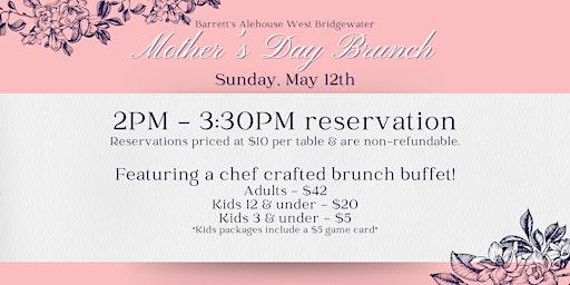 Mother's Day Brunch (2pm reservations) primary image