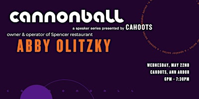 Imagem principal do evento Cannonball: Talk with Spencer Owner Abby Olitzky