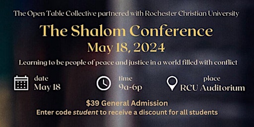 The Shalom Conference primary image