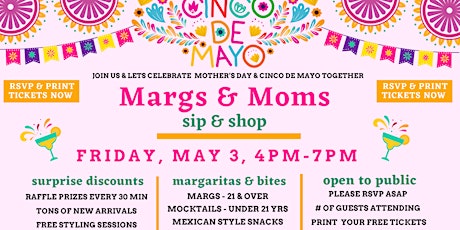 Margs & Moms Sip & Shop