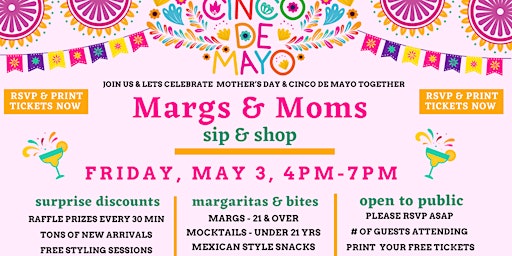 Margs & Moms Sip & Shop  primärbild