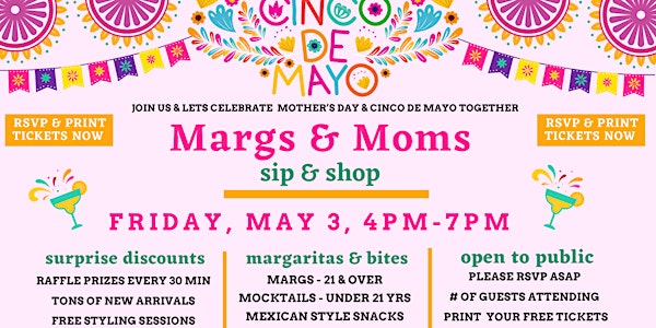 Margs & Moms Sip & Shop