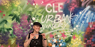 Imagem principal do evento CLE Urban Winery Paint n' SIP (Uncork your creativity)YOU SPIN ME ROUND!