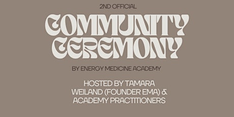 Donation Based Community Ceremony by Energy Medicine Academy