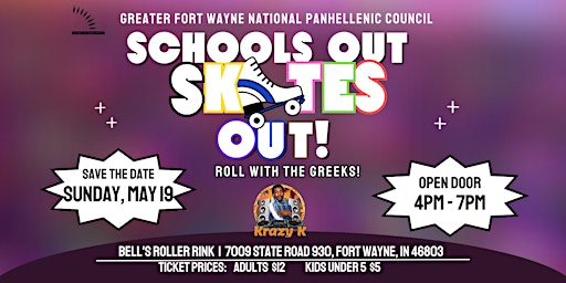 School's Out! Skates Out! Roll with the Greeks! primary image