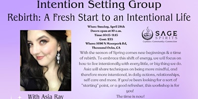 Rebirth: Intention Setting Group primary image