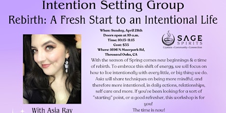 Rebirth: Intention Setting Group