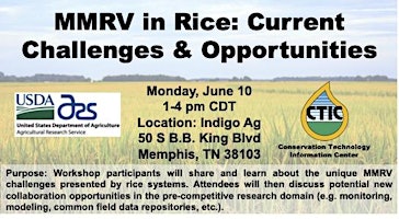 Imagem principal do evento MMRV in Rice: Current Challenges & Opportunities