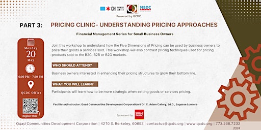 Imagem principal do evento Pricing Clinic: Understanding Pricing Approaches