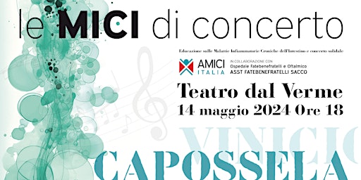 Imagem principal do evento Le #MICI di concerto. Note di speranza col Maestro Vinicio Capossela