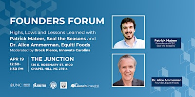 Hauptbild für Founders Forum: Can Food Business Ventures Do Well and Do Good?