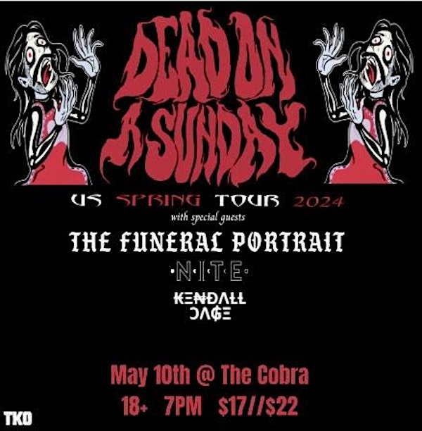 Dead on a Sunday | The Funeral Portrait | NITE | Kendall Cage