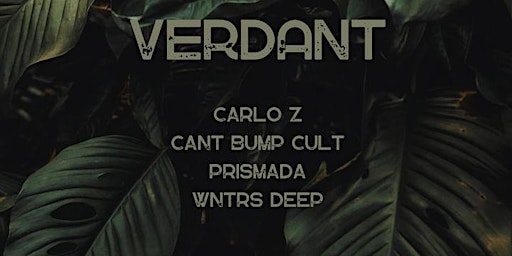 Imagen principal de Carlo Z Presents: "Verdant"