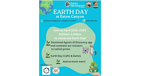 Immagine principale di Shadow Hills NJC at Eaton Canyon's Earth Day Celebration (no rsvp required) 