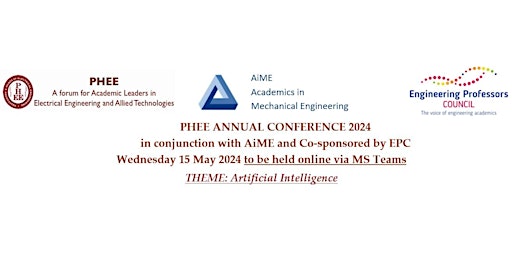 PHEE-AiME ANNUAL CONFERENCE 2024 Co-sponsored by EPC  primärbild