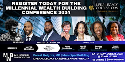 Image principale de Millennial Wealth Building 2024 Conference