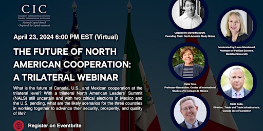 Hauptbild für The Future of North American Cooperation: A Trilateral Webinar