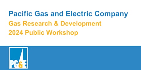 Gas Research & Development 2024 Public Workshop