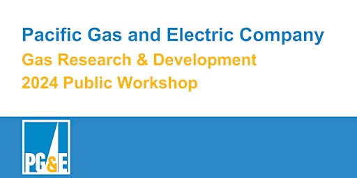 Hauptbild für Gas Research & Development 2024 Public Workshop