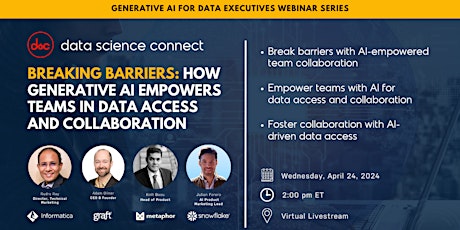 Learn How Generative AI Empowers Teams in Data Access and Collaboration