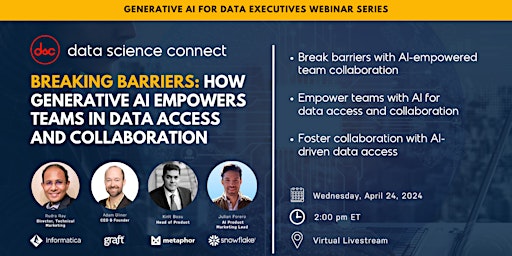 Learn How Generative AI Empowers Teams in Data Access and Collaboration primary image