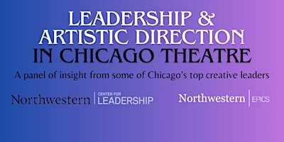 Leadership & Artistic Direction in Chicago Theatre primary image