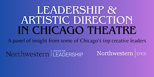 Hauptbild für Leadership & Artistic Direction in Chicago Theatre