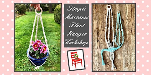 Imagem principal do evento Macrame Plant Hanger Workshop