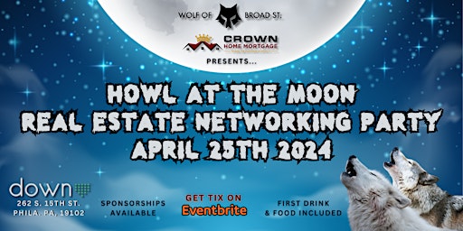 Imagen principal de Howl at the Moon Real Estate Networking Party 2024
