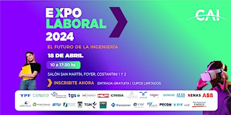 Primaire afbeelding van #Expo Laboral 2024 - 3era edición (SOLO CHARLAS)