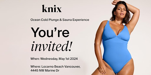 Knix Ocean Cold Plunge & Sauna Experience at Locarno Beach - Vancouver primary image