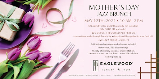 Image principale de Mother's Day Jazz Brunch