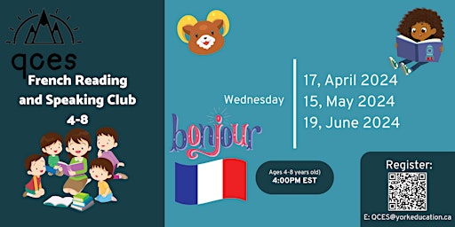 French Reading and Speaking Club 4-8 primary image