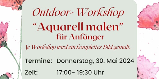 Outdoor- Workshop "Aquarell malen für Anfänger" in Falken  primärbild