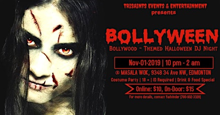 BOLLYWEEN  (Bollywood-Themed  Halloween DJ Night)