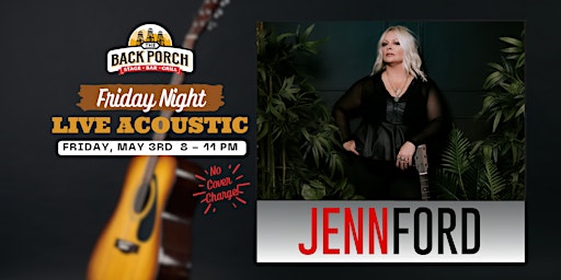 Primaire afbeelding van Friday Night LIVE Acoustic with Jenn Ford