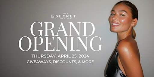 It's A Secret Med Spa The Woodlands Grand Opening primary image