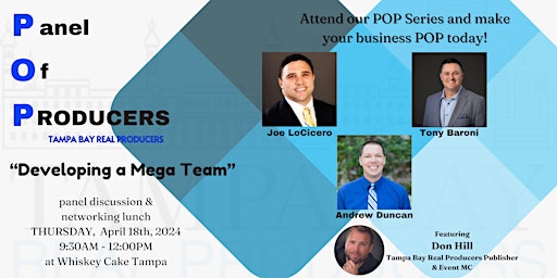 POP Series - Developing a Mega Team! primary image